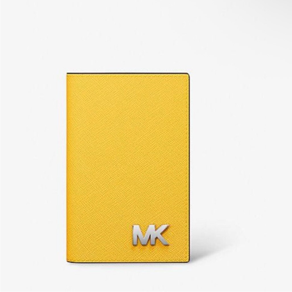 Michael Kors Saffiano Bifold Card Case Yellow New Michael Kors Saffiano Bifold Card Case Yellow New